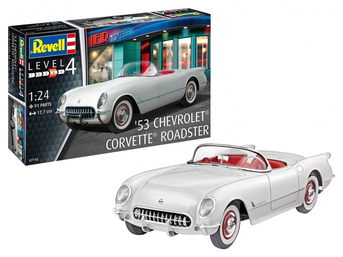 Revell - 1953 Corvette Roadster, 1/24, 07718 Revell - 1953 Corvette Roadster, 1/24, 07718