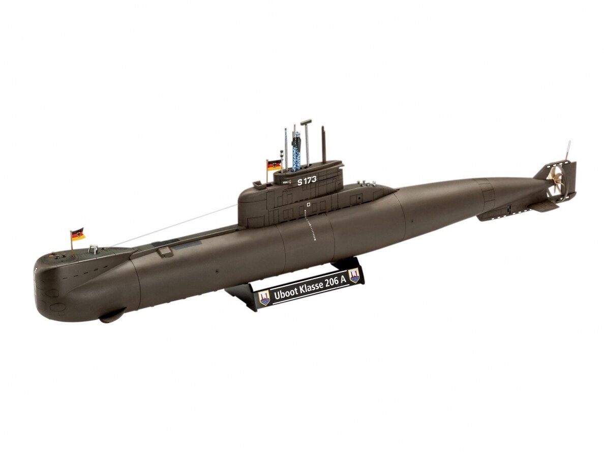 Revell - 70 Years Bundeswehr: Wilhelm Bauer, Type 206A, Class2, 1/144, 05186 5 Revell - 70 Years Bundeswehr: Wilhelm Bauer, Type 206A, Class2, 1/144, 05186 5