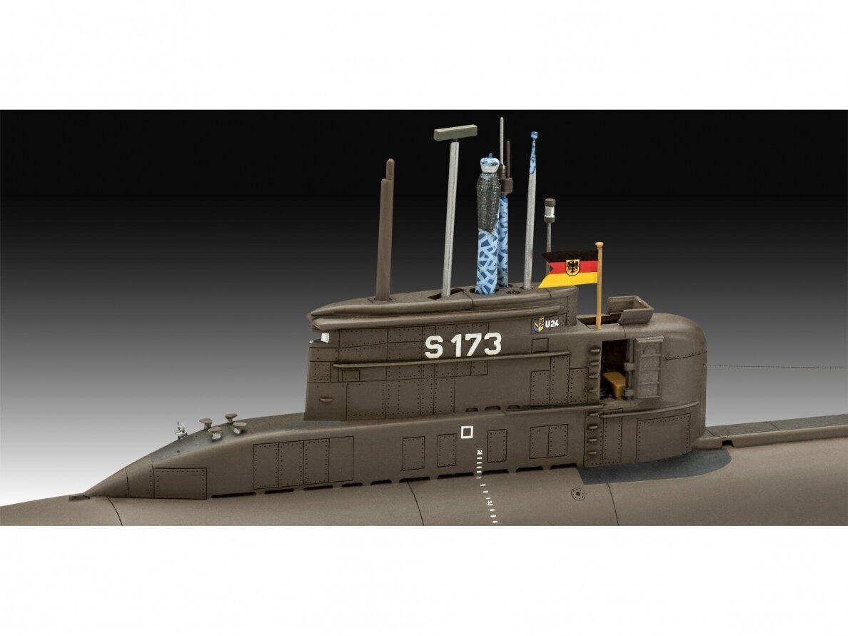 Revell - 70 Years Bundeswehr: Wilhelm Bauer, Type 206A, Class2, 1/144, 05186 10 Revell - 70 Years Bundeswehr: Wilhelm Bauer, Type 206A, Class2, 1/144, 05186 10