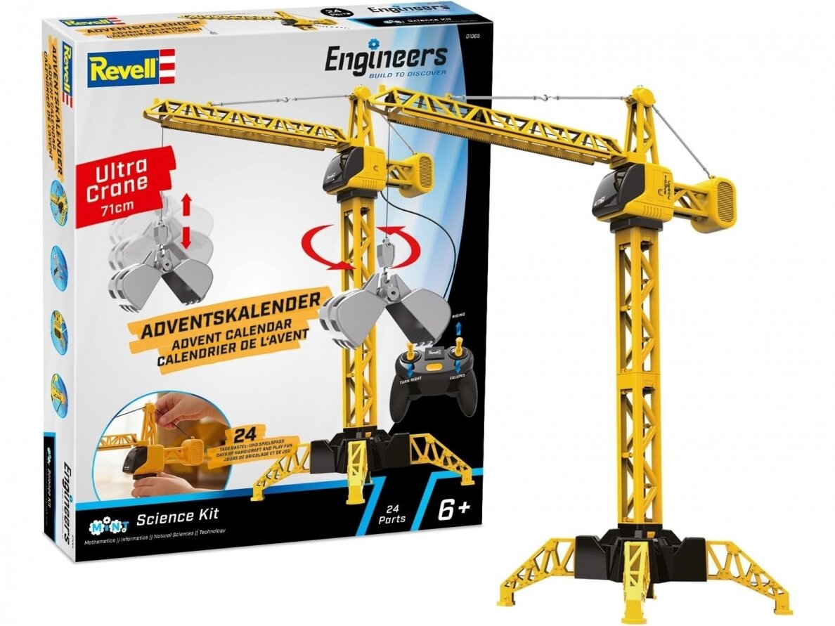 Revell - Advento kalendorius Engineers "Ultra Crane", 01065 Revell - Advento kalendorius Engineers "Ultra Crane", 01065