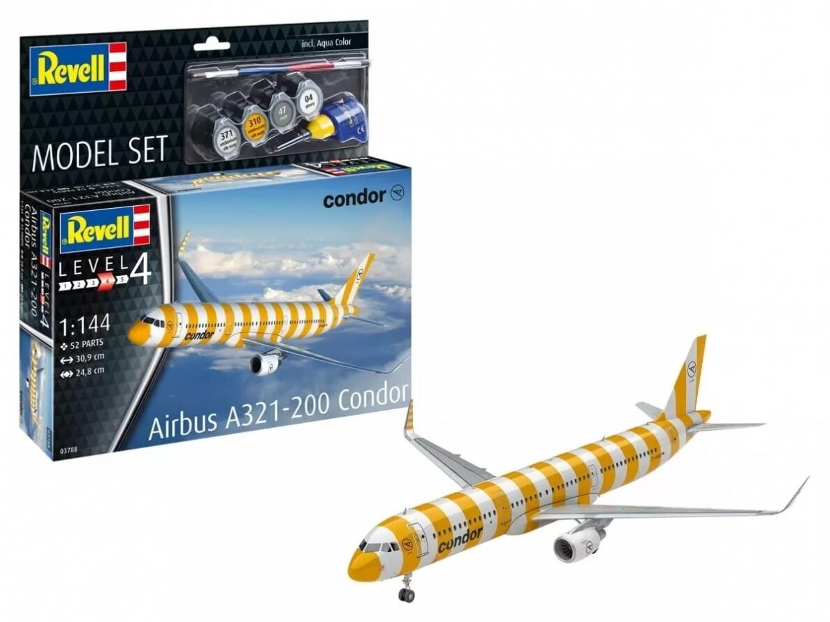 Revell - Airbus A321-200 Condor mudeli komplekt, 1/144, 63788 Revell - Airbus A321-200 Condor mudeli komplekt, 1/144, 63788