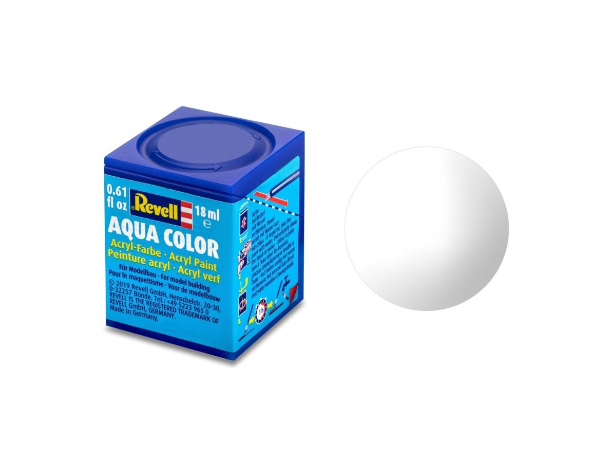 Revell - Aqua Color, Clear, Gloss, 18ml, 01 Revell - Aqua Color, Clear, Gloss, 18ml, 01