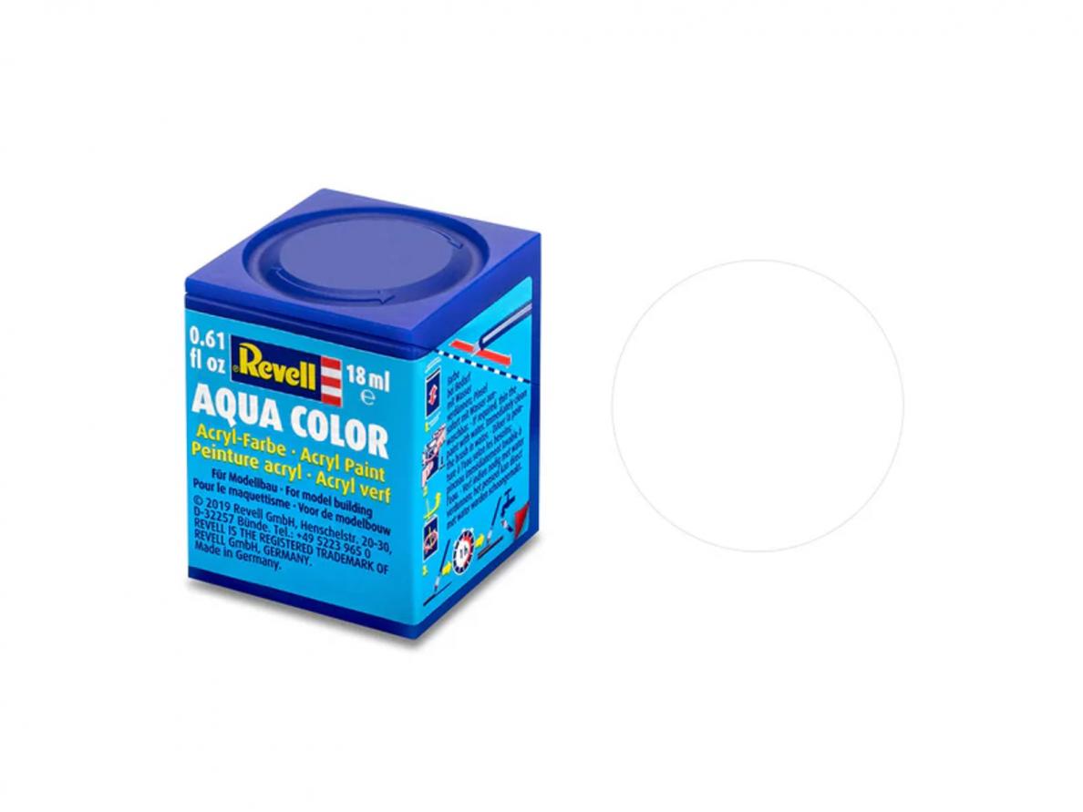 Revell - Aqua Color, Clear, Matt, 18ml, 02 Revell - Aqua Color, Clear, Matt, 18ml, 02