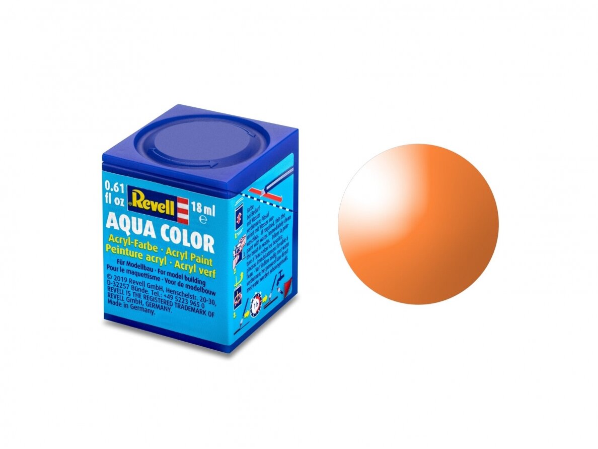 Revell - Aqua Color, Clear Orange, 18ml, 730