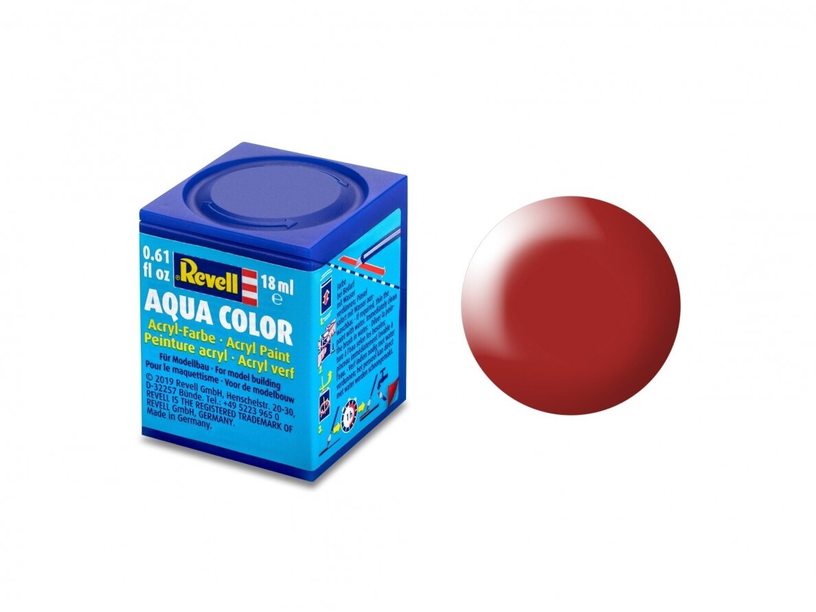 Revell - Aqua Color, Fiery Red, Silk, 18ml, 330 Revell - Aqua Color, Fiery Red, Silk, 18ml, 330