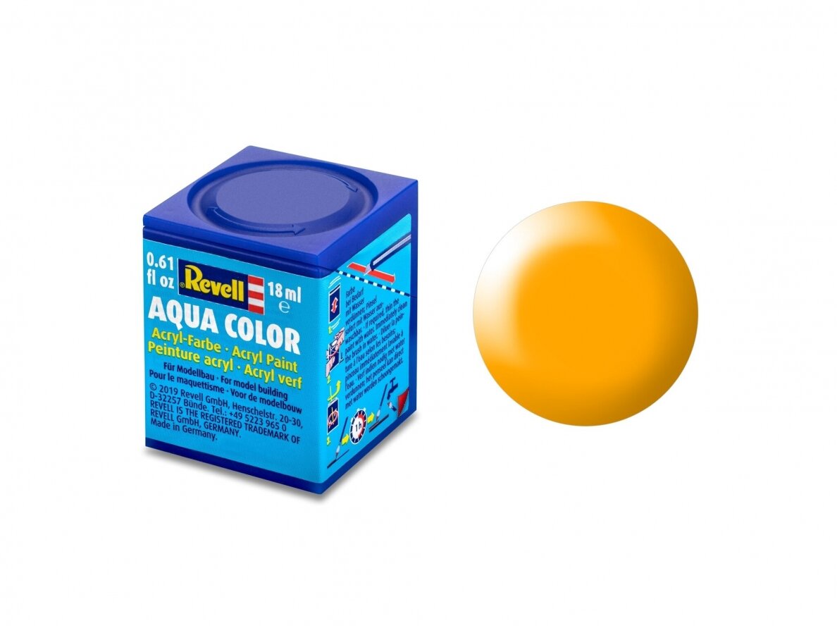 Revell - Aqua Color, Yellow, Silk, 18ml, 310 Revell - Aqua Color, Yellow, Silk, 18ml, 310