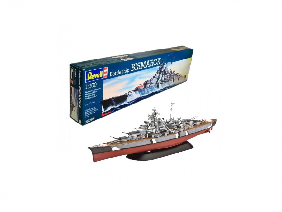 Revell - Battleship Bismarck, 1/700, 05098 Revell - Battleship Bismarck, 1/700, 05098