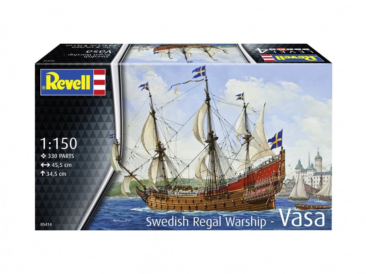 Revell - Swedish Regal Warship "Vasa", 1/150, 05414 1