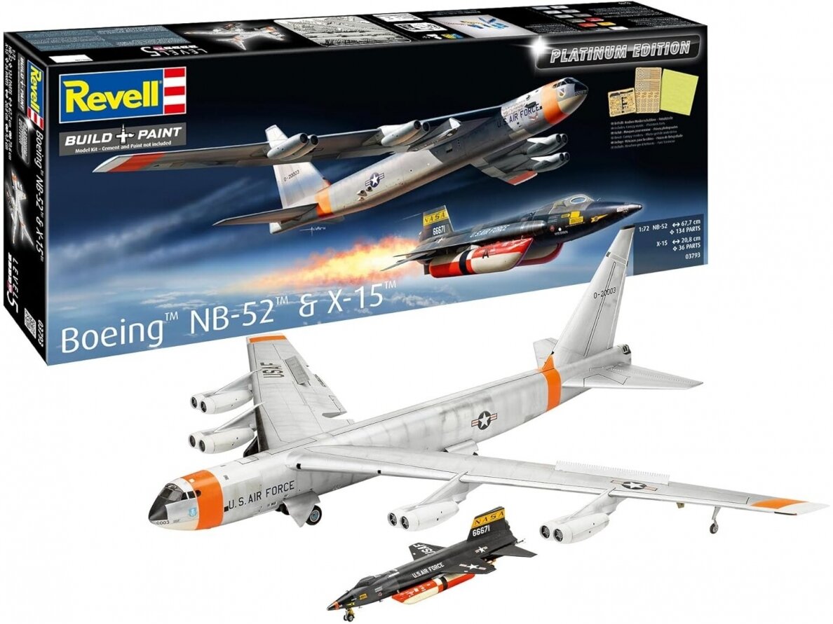 Revell - Boeing NB-52 & X-15 "Platinum Edition", 1/72, 03793 Revell - Boeing NB-52 & X-15 "Platinum Edition", 1/72, 03793