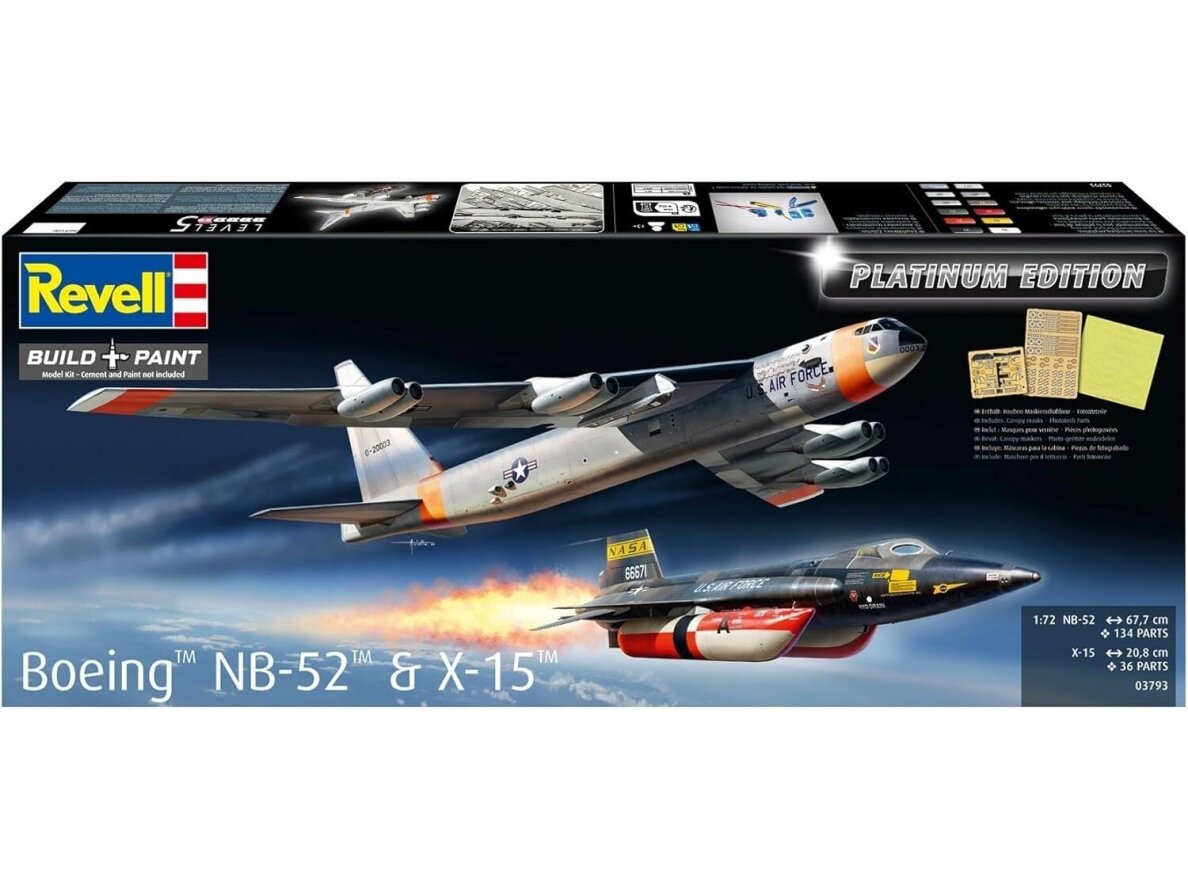 Revell - Boeing NB-52 & X-15 "Platinum Edition", 1/72, 03793 1