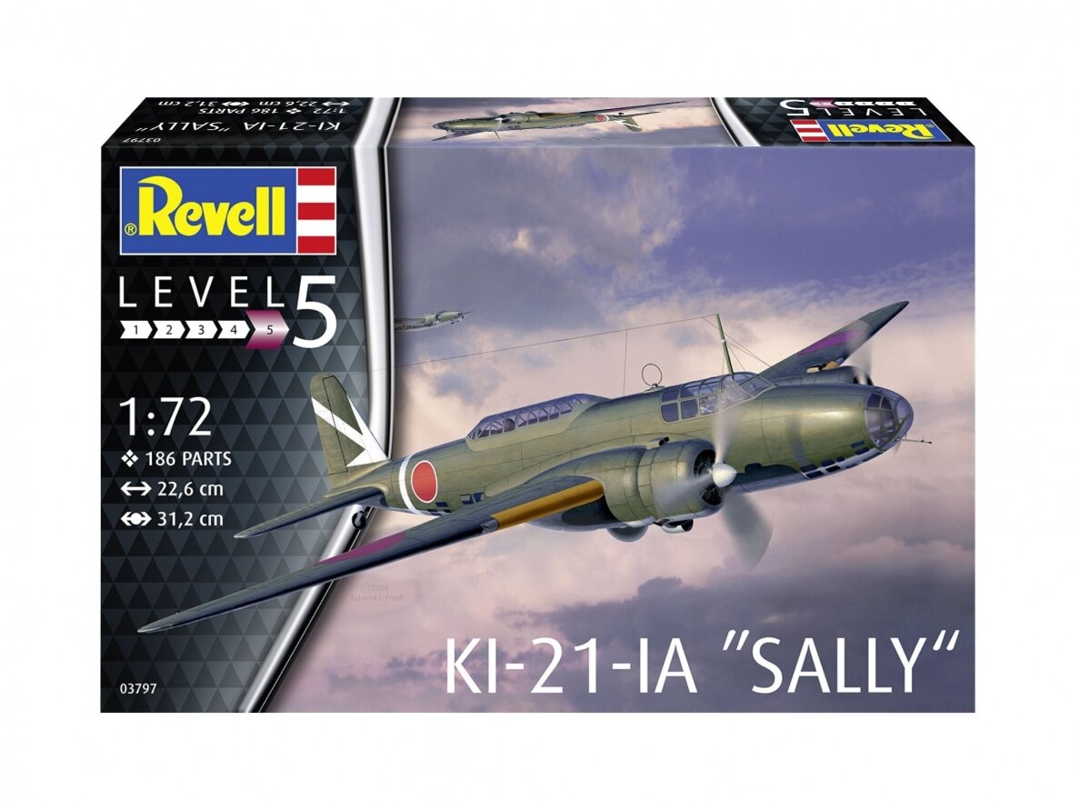 Revell - Mitsubishi Ki-21-Ia 'Sally‘, 1/72, 03797 1 Revell - Mitsubishi Ki-21-Ia 'Sally‘, 1/72, 03797 1