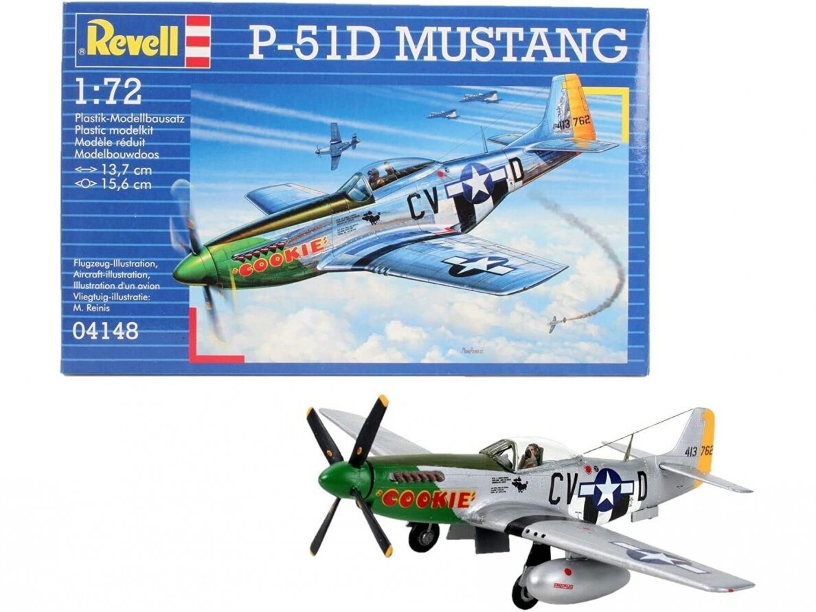 Revell - P-51D Mustang, 1/72, 04148 Revell - P-51D Mustang, 1/72, 04148