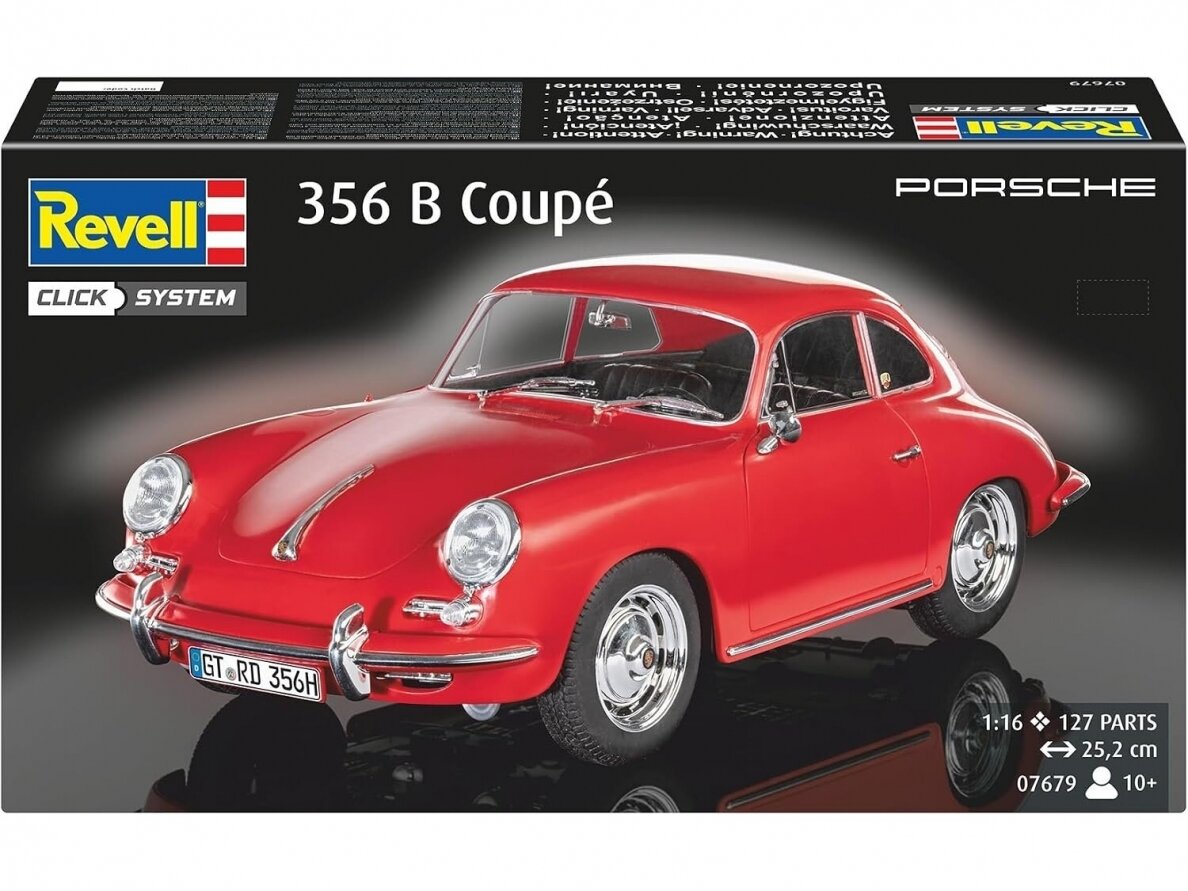 Revell - Porsche 356 B Coupe (Click System), 1/16, 07679 1 Revell - Porsche 356 B Coupe (Click System), 1/16, 07679 1
