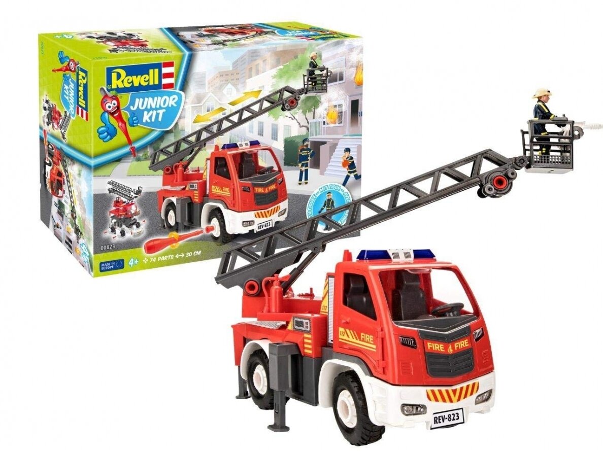 Revell 00808 Junior Kit Bin Lorry Toy with Action Figure 