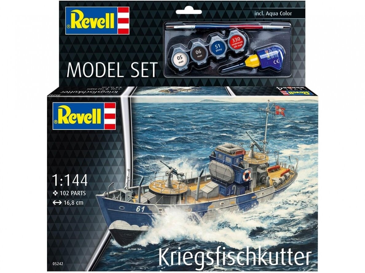 Revell - KFK (Kriegsfischkutter) подарочный набор, 1/144, 65242 1 Revell - KFK (Kriegsfischkutter) подарочный набор, 1/144, 65242 1