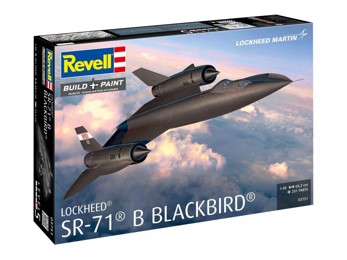 Revell - Lockheed SR-71B Blackbird, 1/48, 03751 2 Revell - Lockheed SR-71B Blackbird, 1/48, 03751 2