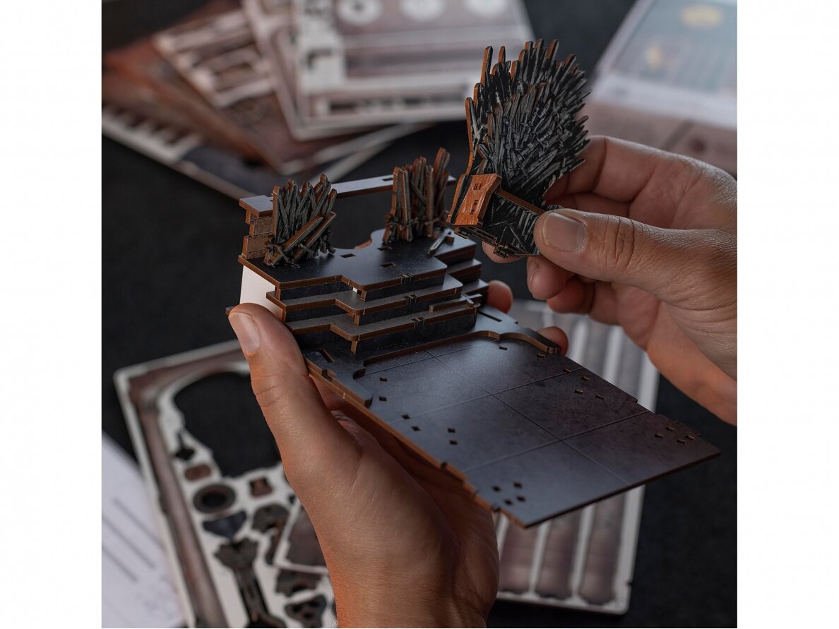 Revell - Wooden Constructor Tiny Adventures - Iron Throne - House of the Dragon, 00531 14 Revell - Wooden Constructor Tiny Adventures - Iron Throne - House of the Dragon, 00531 14