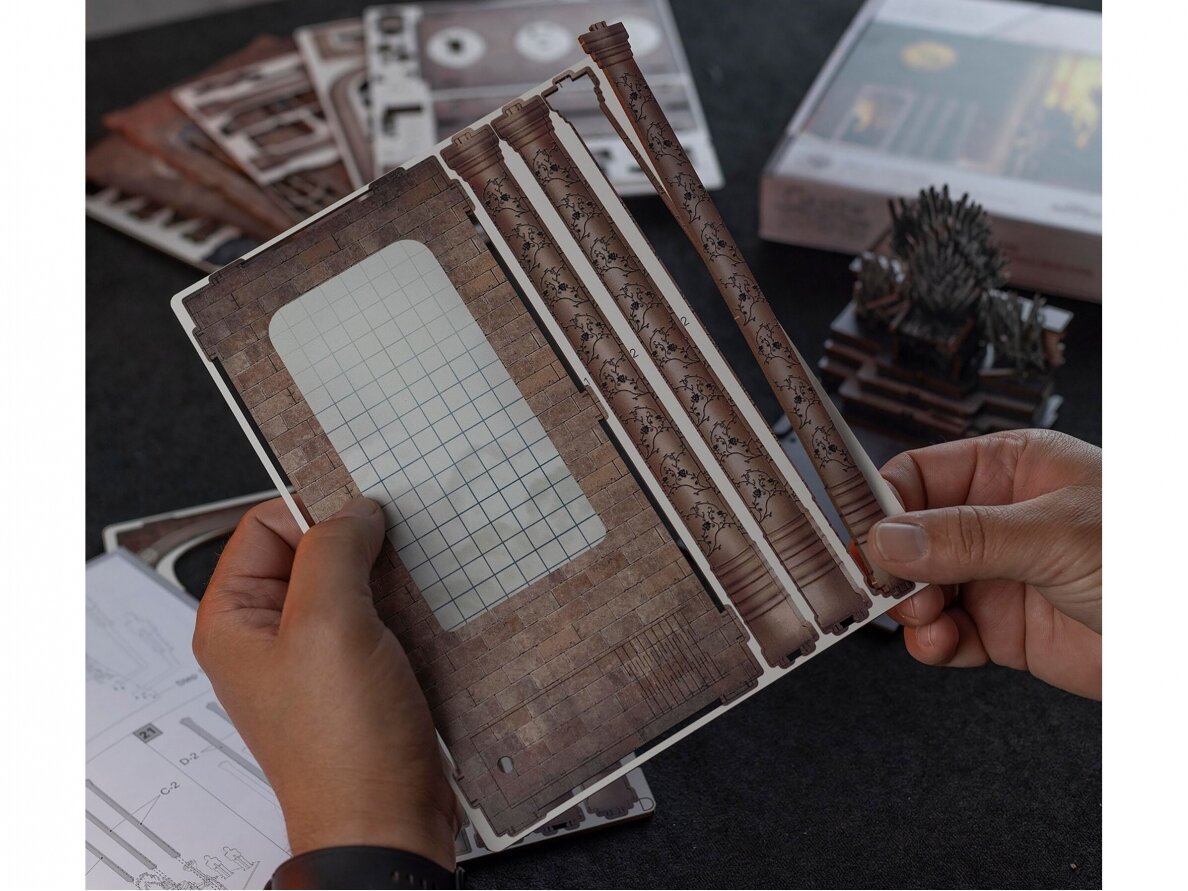 Revell - Wooden Constructor Tiny Adventures - Iron Throne - House of the Dragon, 00531 15 Revell - Wooden Constructor Tiny Adventures - Iron Throne - House of the Dragon, 00531 15