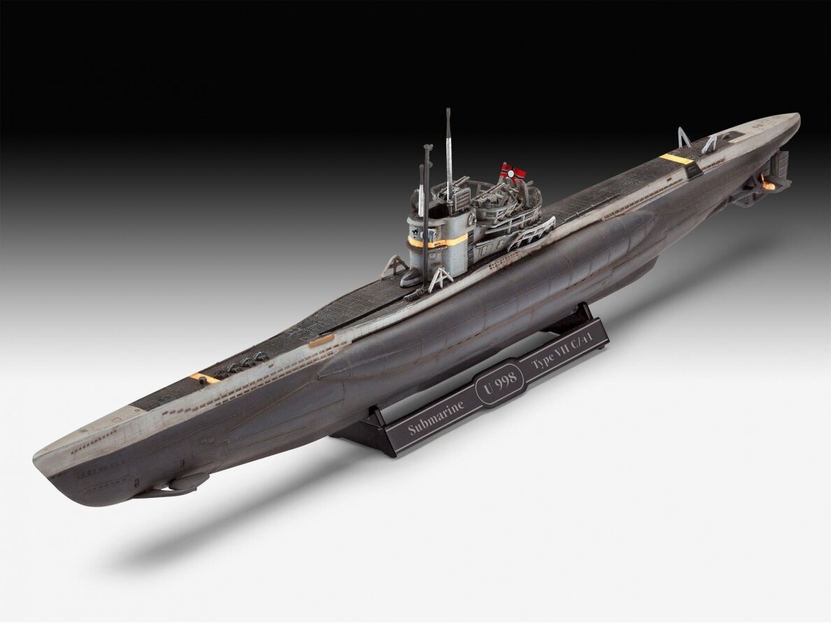Revell - German Submarine Type VII C/41 dāvanu komplekts, 1/350, 75154 5 Revell - German Submarine Type VII C/41 dāvanu komplekts, 1/350, 75154 5