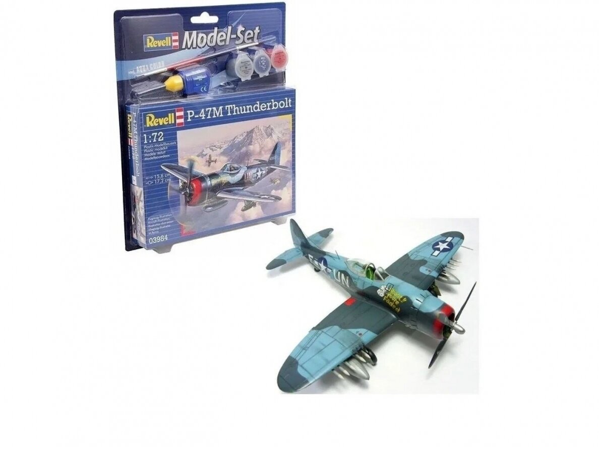 Revell - P-47M Thunderbolt подарочный набор, 1/72, 63984 Revell - P-47M Thunderbolt подарочный набор, 1/72, 63984