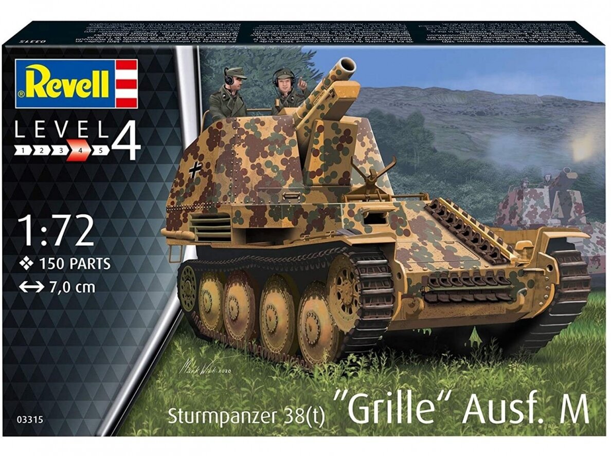 Revell - Sturmpanzer 38(t) Grille Ausf. M, 1/72, 03315 1 Revell - Sturmpanzer 38(t) Grille Ausf. M, 1/72, 03315 1