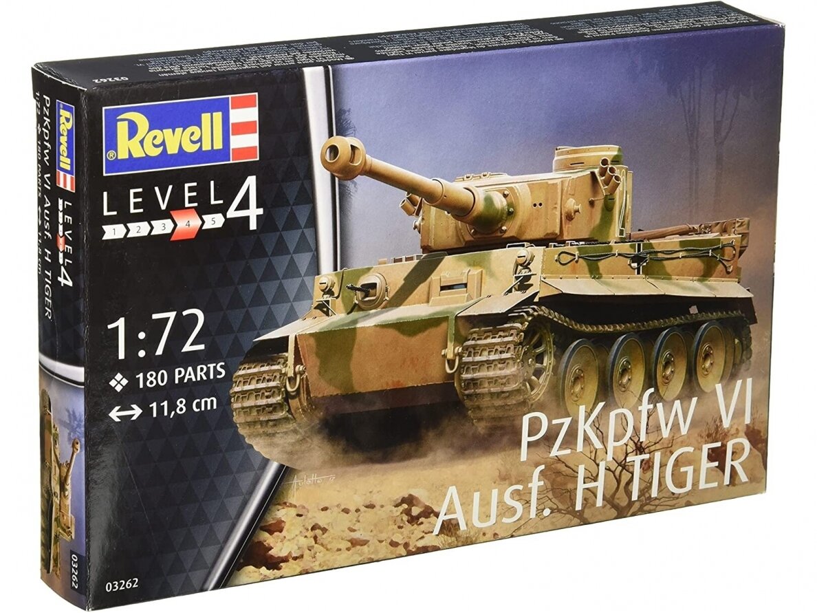 Revell - PzKpfw VI Ausf. H Tiger, 1/72 03262 1 Revell - PzKpfw VI Ausf. H Tiger, 1/72 03262 1