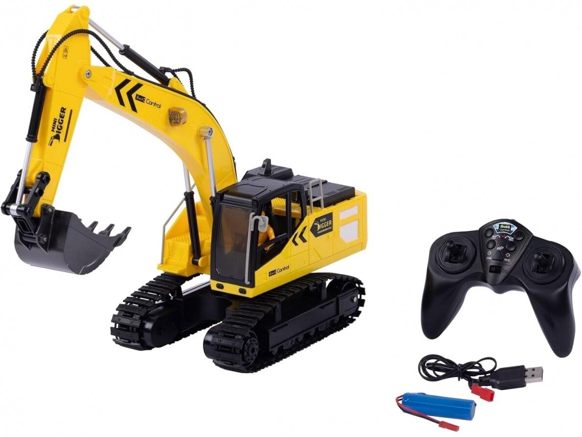 Revell - Радиоуправляемый RC Construction Vehicle Mini Digger Экскаватор, 1/18, 24638 2 Revell - Радиоуправляемый RC Construction Vehicle Mini Digger Экскаватор, 1/18, 24638 2