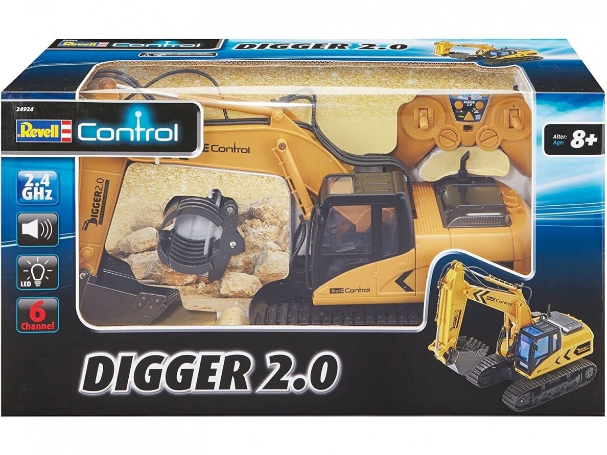 Revell - Радиоуправляемый X-Treme RC Digger 2.0 Экскаватор, 24924 1 Revell - Радиоуправляемый X-Treme RC Digger 2.0 Экскаватор, 24924 1