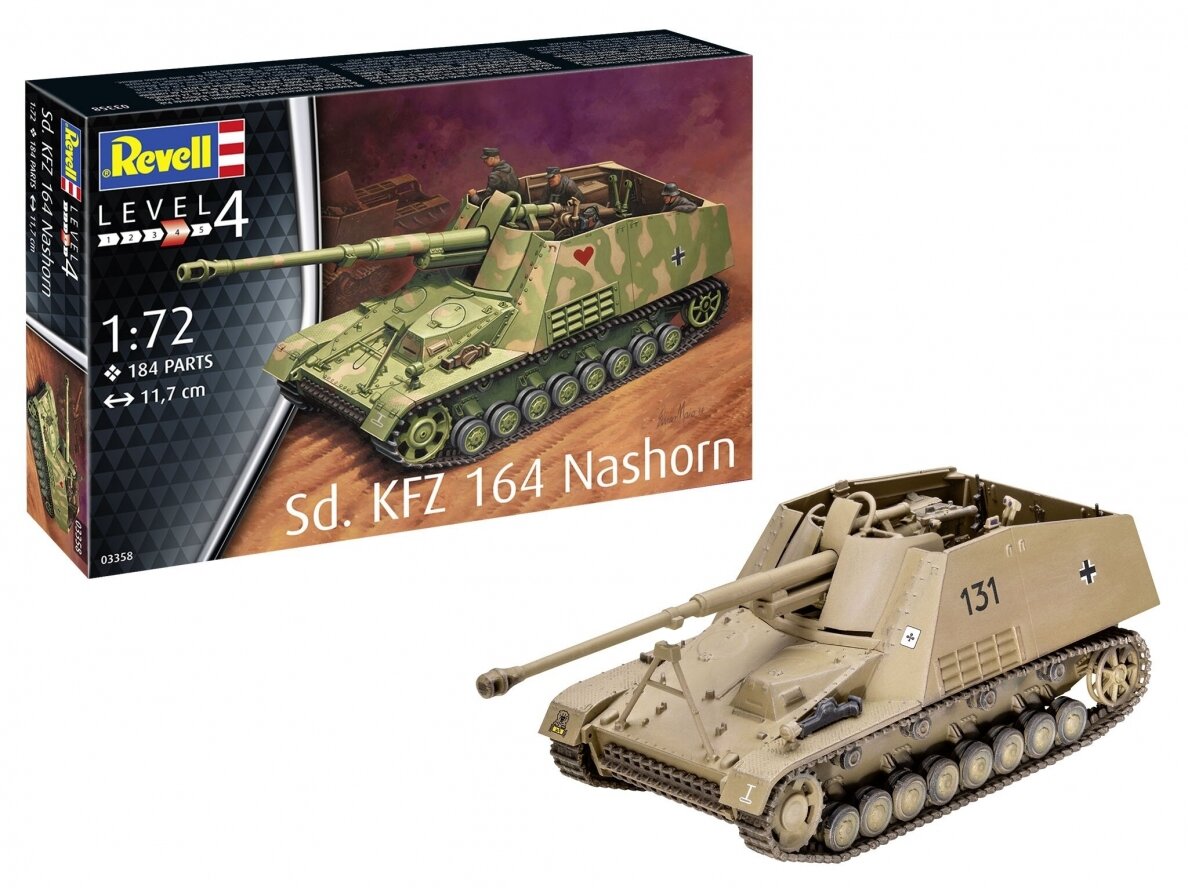 Revell - Sd.Kfz. 164 Nashorn, 1/72, 03358 Revell - Sd.Kfz. 164 Nashorn, 1/72, 03358