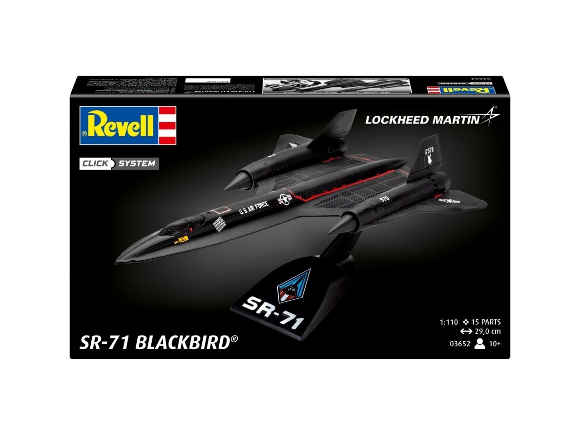 Revell - SR-71 Blackbird (Click System), 1/110, 03652 9 Revell - SR-71 Blackbird (Click System), 1/110, 03652 9