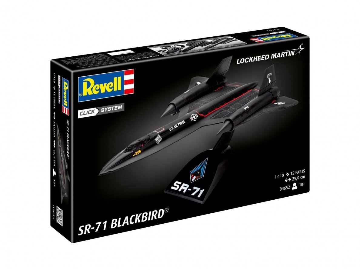 Revell - SR-71 Blackbird (Click System), 1/110, 03652 10 Revell - SR-71 Blackbird (Click System), 1/110, 03652 10