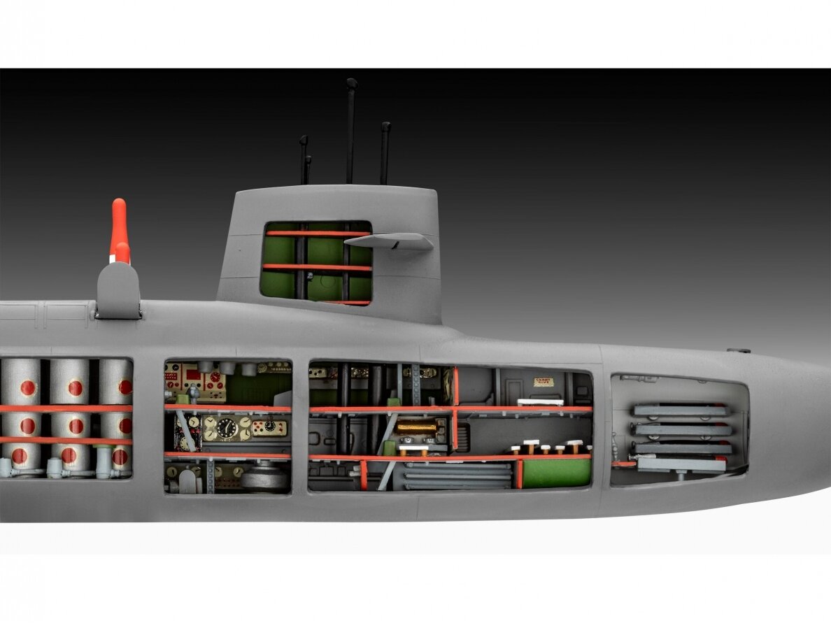 Revell - S.S.B. Abraham Lincoln with Interior, 1/253, 05185 6 Revell - S.S.B. Abraham Lincoln with Interior, 1/253, 05185 6