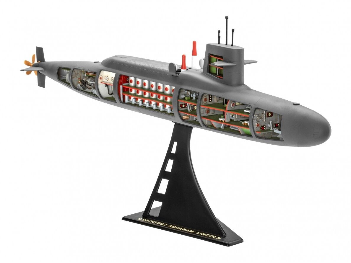 Revell - S.S.B. Abraham Lincoln with Interior, 1/253, 05185 2 Revell - S.S.B. Abraham Lincoln with Interior, 1/253, 05185 2
