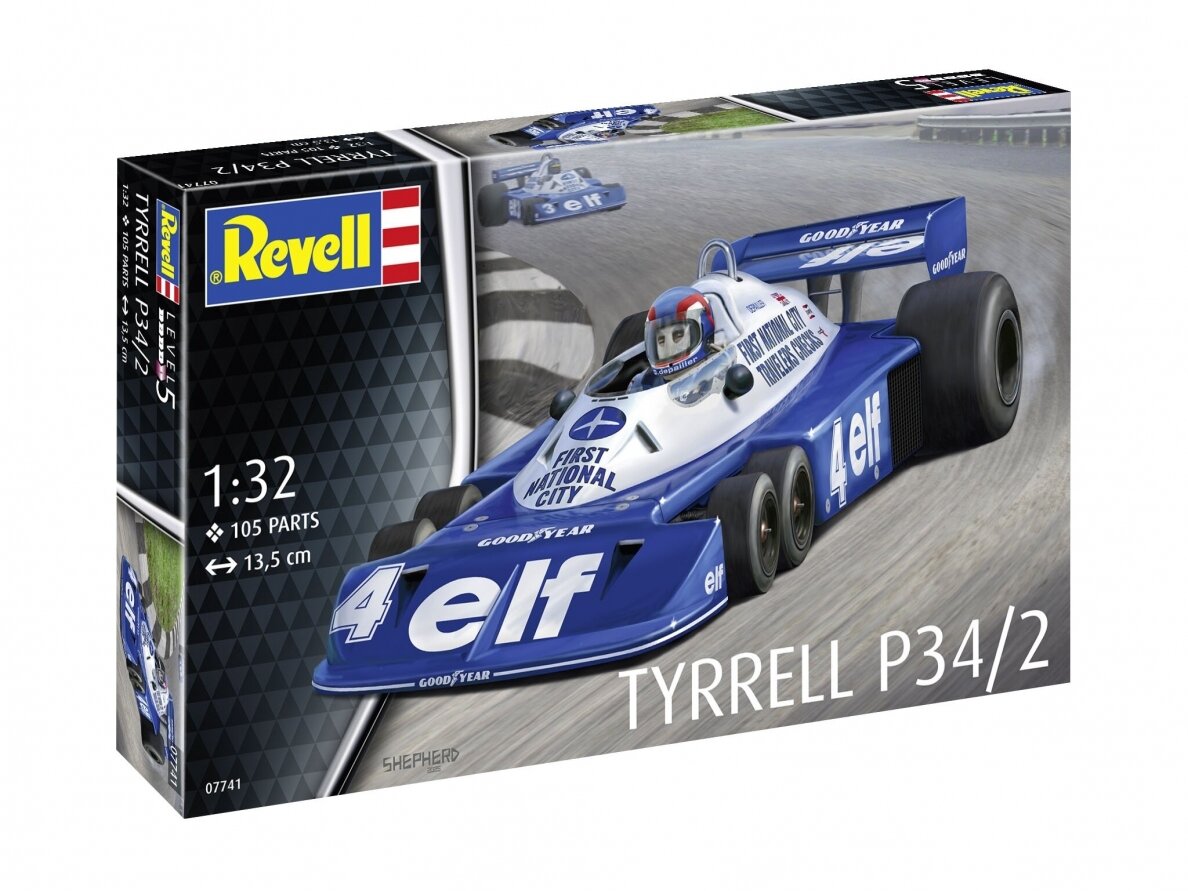 Revell - Tyrrell P34/2 6-Wheeler, 1/32, 07741 1 Revell - Tyrrell P34/2 6-Wheeler, 1/32, 07741 1