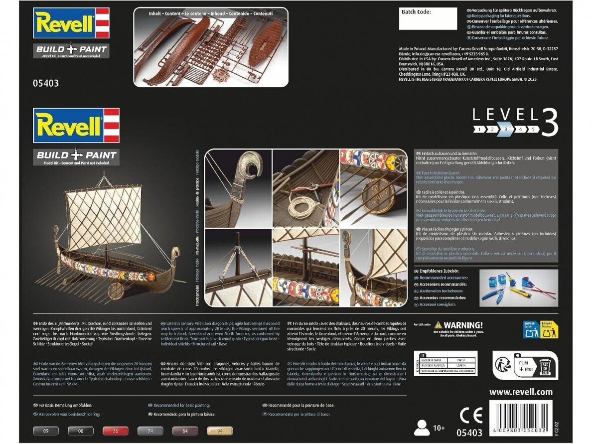 Revell - Viking Ship, 1/50, 05403 2 Revell - Viking Ship, 1/50, 05403 2