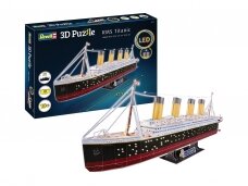 Revell - 3D Dėlionė RMS Titanic - LED Edition, 00154