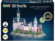 Revell - 3D Dėlionė Neuschwanstein Castle - LED Edition, 00151