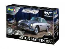 Revell - James Bond 007 Goldfinger Aston Martin DB5 easy-click-system dovanų komplektas, 1/24, 05653