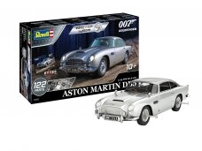 Revell - James Bond 007 Goldfinger Aston Martin DB5 easy-click-system dovanų komplektas, 1/24, 05653