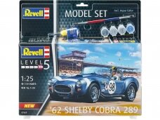 Revell - '62 Shelby Cobra 289 dovanų komplektas, 1/25, 67669