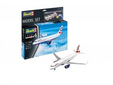 Revell - Airbus A320 neo British Airways dovanų komplektas, 1/144, 63840