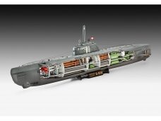 Revell - Deutsches U-Boot/German Submarine Type XXI su interjeru, 1/144, 05078