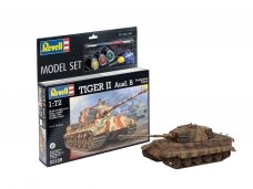 Revell - Tiger II Ausf. B dovanų komplektas, 1/72, 63129