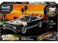 Revell - 25 Years of Fast & Furious Dom's 1971 Plymouth GTX, 1/24, 07692
