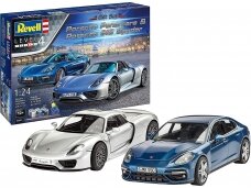 Revell - Porsche Panamera & Porsche 918 Spyder dovanų komplektas, 1/24, 05681