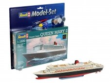 Revell - Queen Mary 2 dovanų komplektas, 1/1200, 65808