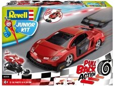 Revell - JUNIOR KIT Pull Back Rallye Car, red, 1/20, 00835