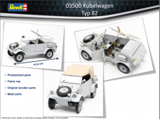 Revell - Kübelwagen Typ 82 Platinum Edition, 1/9, 03500