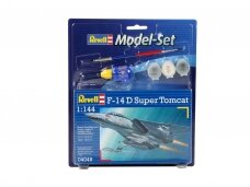 Revell - F-14D Super Tomcat dovanų komplektas, 1/144, 64049