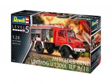 Revell - Mercedes-Benz Unimog U 1300 TLF 8/18, 1/24, 07512